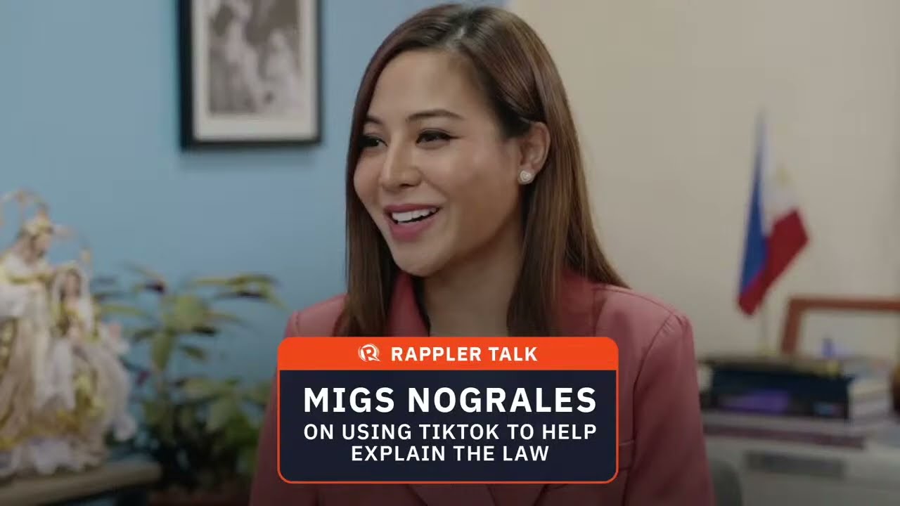 Rappler Talk: Migs Nograles on using Tiktok to help explain the law