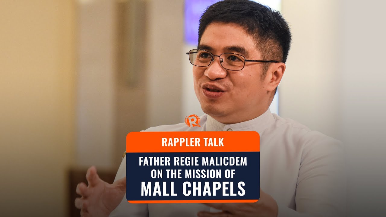 Rappler Talk: Father Regie Malicdem on the mission of mall chapels
