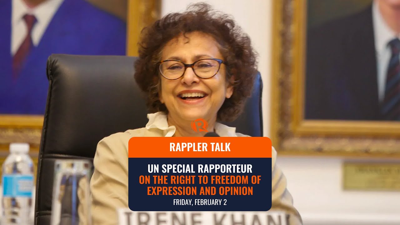 Rappler Talk: Free speech in the Philippines with UN Special Rapporteur