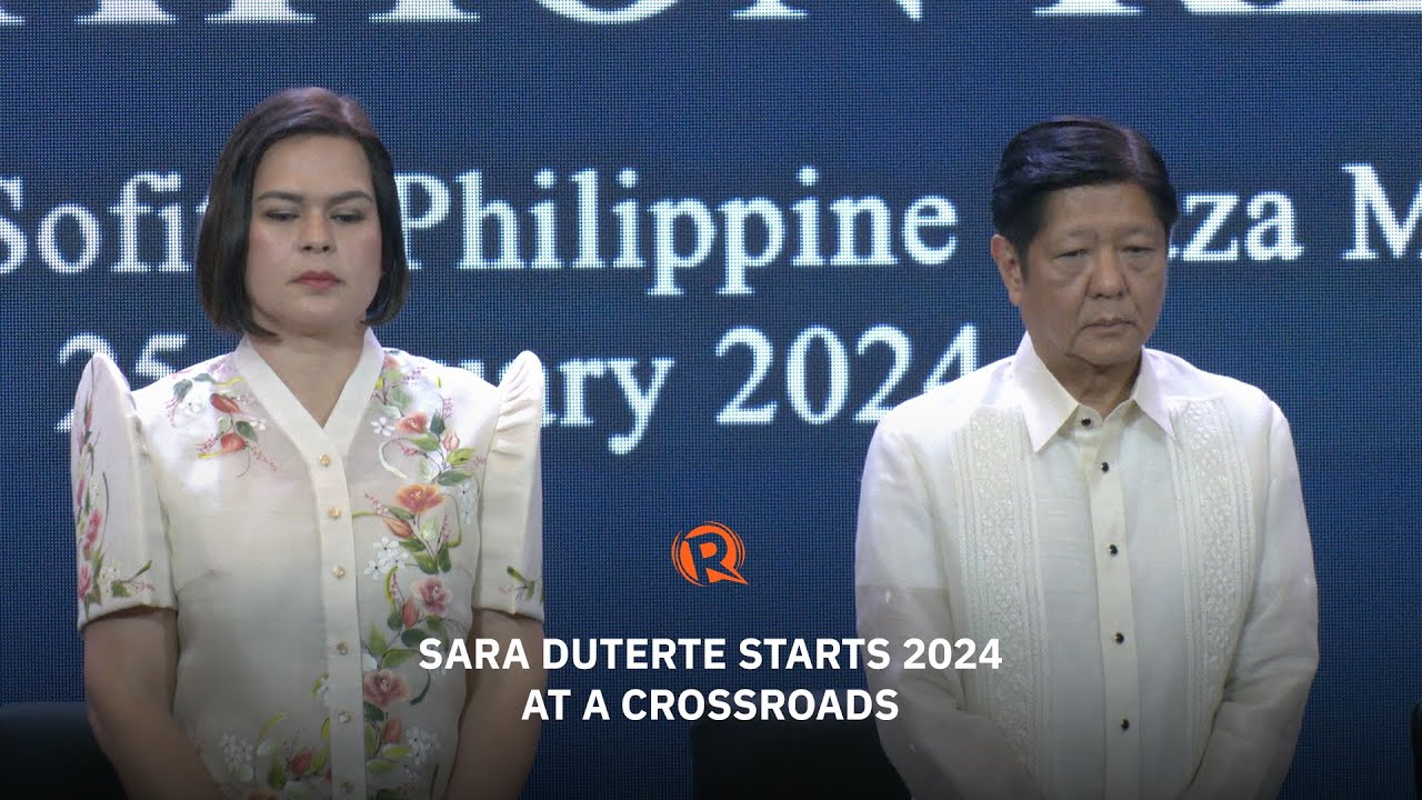 [WATCH] Sara Duterte starts 2024 at a crossroads