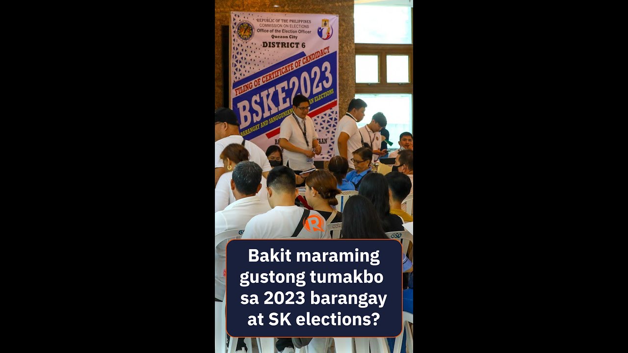 PANOORIN: Bakit sila tatakbo sa barangay at Sangguniang Kabataan elections?