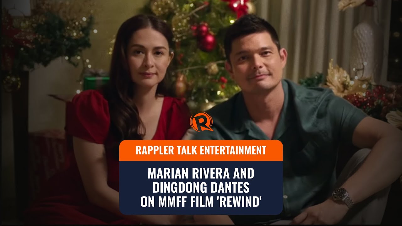 Rappler Talk Entertainment: Marian Rivera and Dingdong Dantes on MMFF film ‘Rewind’
