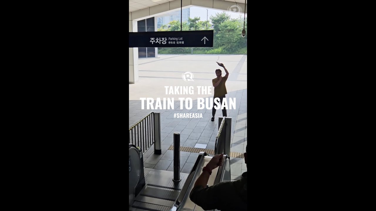 WATCH: Taking the train to Busan